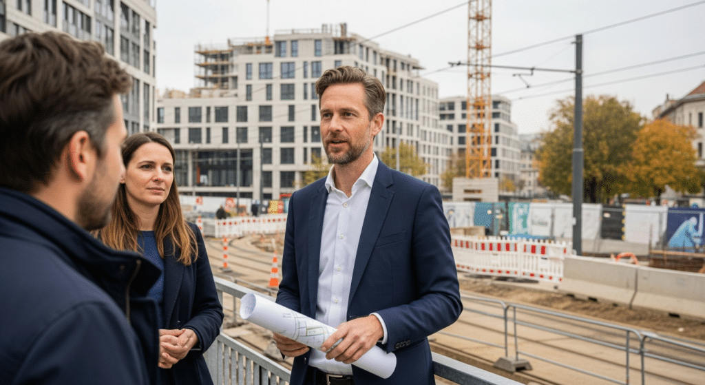 városfejlesztés magyarországon: vezérigazgató terepen, szakmai megbeszélés